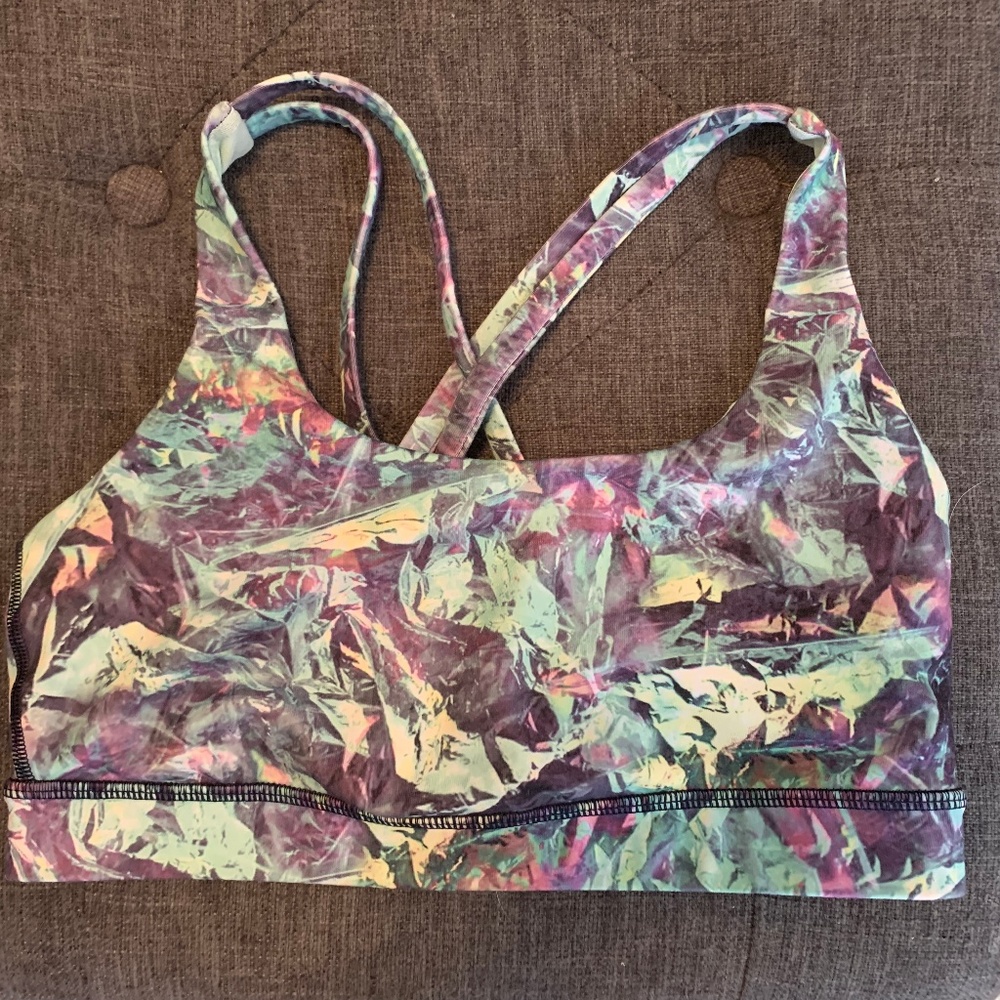 Lululemon Multi Print Size 6 Sport Bra